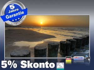 Infrarot Bildheizung 700 Watt 120x60 M10-SL sundown