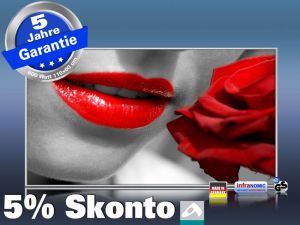 Infrarot Bildheizung 600 Watt 110x60 M10-SL red lips