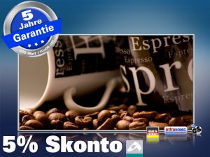 Infrarot Bildheizung 600 Watt 110x60 M10-SL Cafe 2