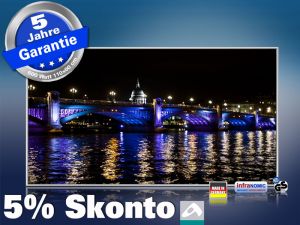 Infrarot Bildheizung 600 Watt 110x60 M10-SL London bei Nacht