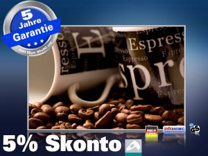 infrarot Bildheizung 500 Watt 90x60 M10-SL cafe 2