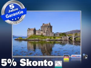 infrarot Bildheizung 500 Watt 90x60 M10-SL Eilean Donan Castle