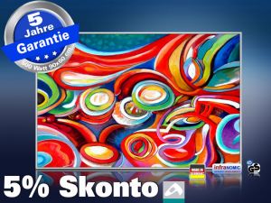 infrarot Bildheizung Kunst 500 Watt 90x60 M10-SL fondale fantasia