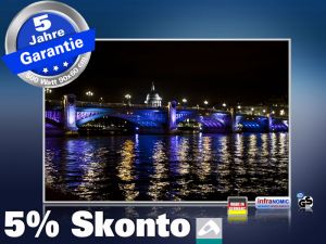 infrarot Bildheizung 500 Watt 90x60 M10-SL London bei Nacht