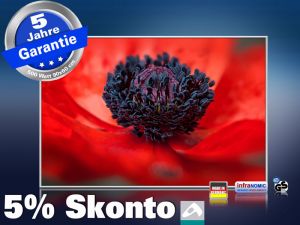 Infrarot Bildheizung 500 Watt 90x60 M10-SL Mohn