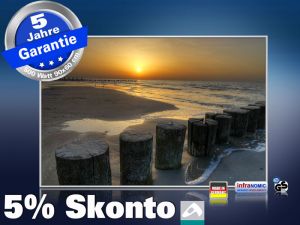 Infrarot Bildheizung 500 Watt 90x60 M10-SL sundown