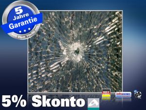 Infrarot Bildheizung 400 Watt 70x60 M10-SL Glas mit Loch