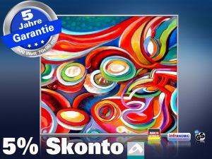 infrarot Bildheizung 400 Watt 70x60 M10-SL fondale fantasia