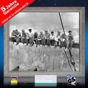 Infrarot Bildheizung 400 Watt 70x60 StSi lunch atop a skyscraper sw