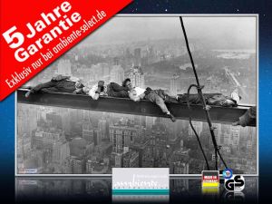 Infrarot Bildheizung 500 Watt 90x60 M10-SL catnap atop a skyscraper 1c