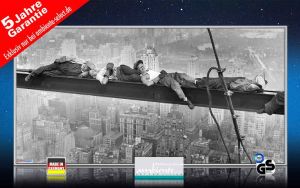 infrarot Bildheizung 700 Watt 120x60 M10-SL catnap atop a skyscraper 1c