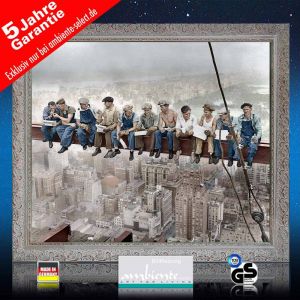 infrarot Bildheizung 400 Watt 70x60 StSi lunch atop a skyscraper color