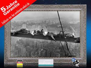 infrarot Bildheizung 500 Watt 90x60 StSi catnap atop a skyscraper sw