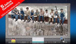 infrarot Bildheizung 700 Watt 120x60 StSi lunch atop a Skyscraper c