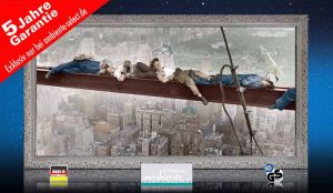 infrarot Bildheizung 700 Watt 120x60 StSi catnap atop a skyscraper c