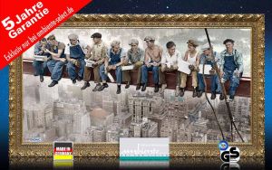 Infrarot Bildheizung 700 Watt 120x60 StG lunch atop a skyscraper c