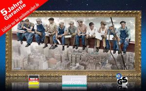 Infrarot Bildheizung 900 Watt 140x60 StG lunch atop a skyscraper c