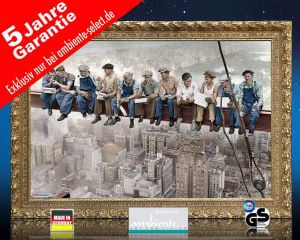 infrarot Bildheizung 500 Watt 90x60 StG lunch atop a skyscraper c