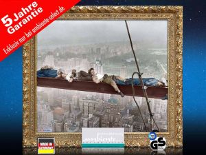 Infrarot Bildheizung 400 Watt 70x60 StG catnap atop a skyscraper color