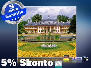 Infrarot Bildheizung 400 Watt 70x60 M10-SL Schloss Pillnitz