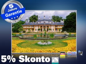 infrarot Bildheizung 500 Watt 90x60 M10-SL Schloss Pillnitz