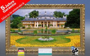 Infrarot Bildheizung 600 Watt 110x60 Stilrahmen StG Schloss Pillnitz