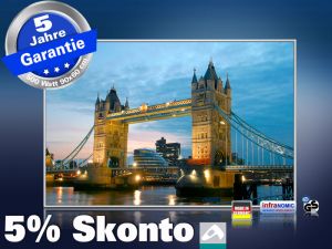 Infrarot Bildheizung 500 Watt 90x60 M10-SL Tower-Bridge