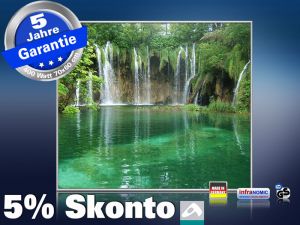 Infrarot Bildheizung 400 Watt 70x60 M10-SL Wasserfall