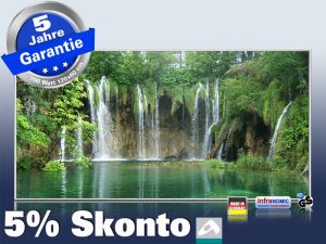 Infrarot Bildheizung 700 Watt 120x60 M10-SL Wasserfall