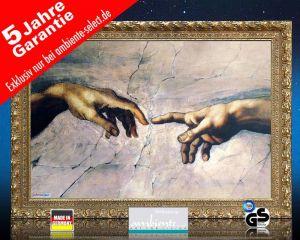 infrarot Bildheizung Kunst 500 Watt 90x60 StG Erschaffung Adams