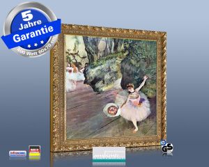 Infrarot Bildheizung Kunst 400 Watt 70x60 StG Tänzerin mit Blumen