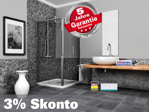 Infrarotheizung Rahmenlos ESG Glas weiß Heizspiegel 500 Watt 130x40