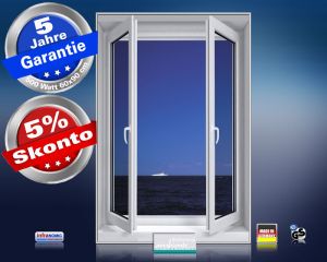 Infrarot Bildheizung 500 Watt 90x60 M10-SL Fensterblick Meer
