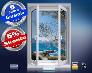 Infrarot Bildheizung 500 Watt 90x60 M10-SL Fensterblick Mallorca