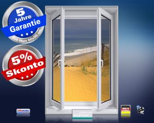 Infrarot Bildheizung 500 Watt 90x60 M10-SL Fensterblick D�ne