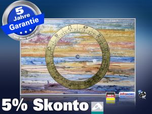Infrarot Bildheizung Kunst 500 Watt 90x60 M10-SL Horoscope