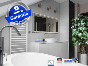 Infrarot Bad Spiegelheizung 900 Watt 140x60 Stilrahmen StAw