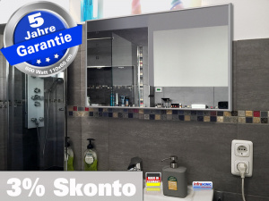Infrarot Bad Spiegelheizung 600 Watt 110x60 M10