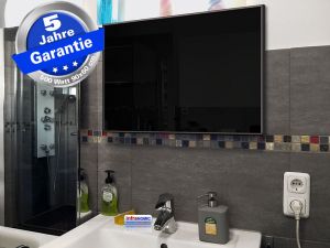 Infrarotheizung schwarz Spiegelheizung Bad 500 Watt 90x60 M10S