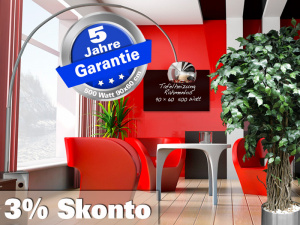 Infrarot Tafelheizung Schreibtafel Rahmenlos slim-line in 8 Größen