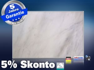 infrarot Bildheizung 500 Watt 90x60 M10-SL Marmor wei�