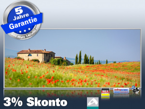 Infrarot Bildheizung 900 Watt 140x60 M10-SL Toskana