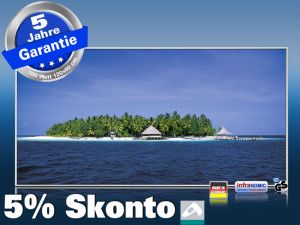 Infrarot Bildheizung 700 Watt 120x60 M10-SL Malediven Palmeninsel