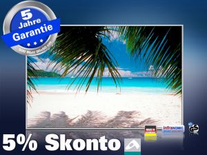 Infrarotheizung als Bild Bildheizung 500 Watt 90x60 M10-SL Karibik