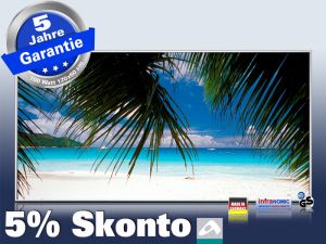 Infrarot Bildheizung 700 Watt 120x60 M10-SL Karibik