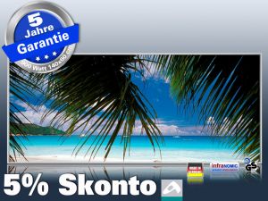 Infrarot Bildheizung 900 Watt 140x60 M10-SL Karibik