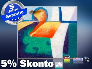 Infrarot Bildheizung 400 Watt 70x60 M10-SL Abstrakt 02