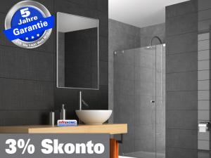 Infrarot Spiegelheizung Bad Heizung 10 Größen 210 bis 1400 Watt M10