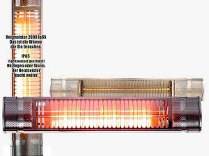 Infrarot Heizstrahler Ersatzrhre Amber Light 1500/2000 Watt Heliosa