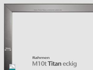 Aufpreis Rahmen Titan eckig M10t alle Gr��en